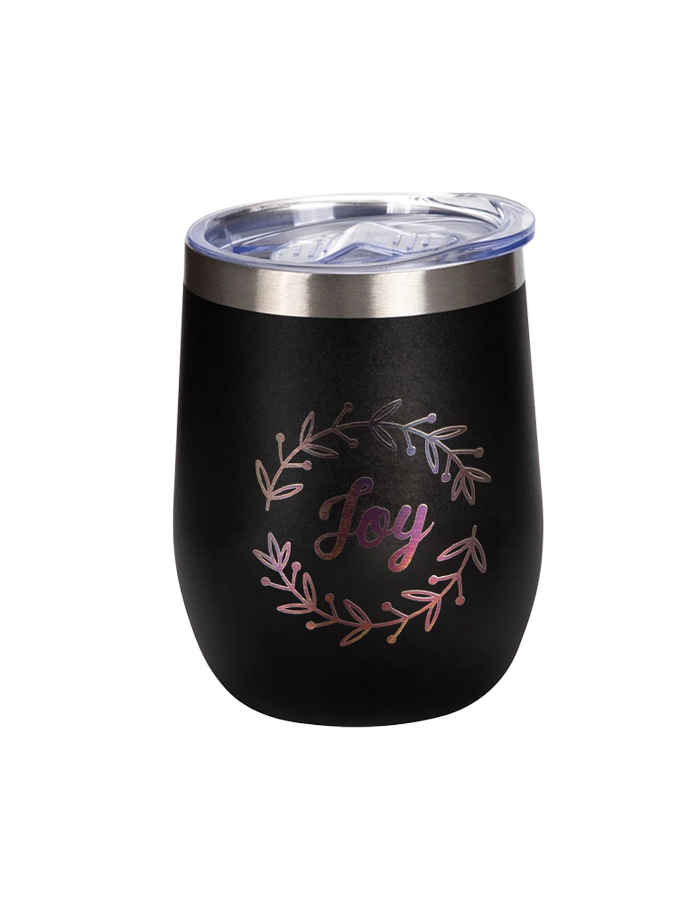 360ml 12oz Christmas Thermos Cup Stainless Steel Thermal Insulated Eggshell Cup Travel Anti-Fall Coffee Bottle Xmas New Year Cup