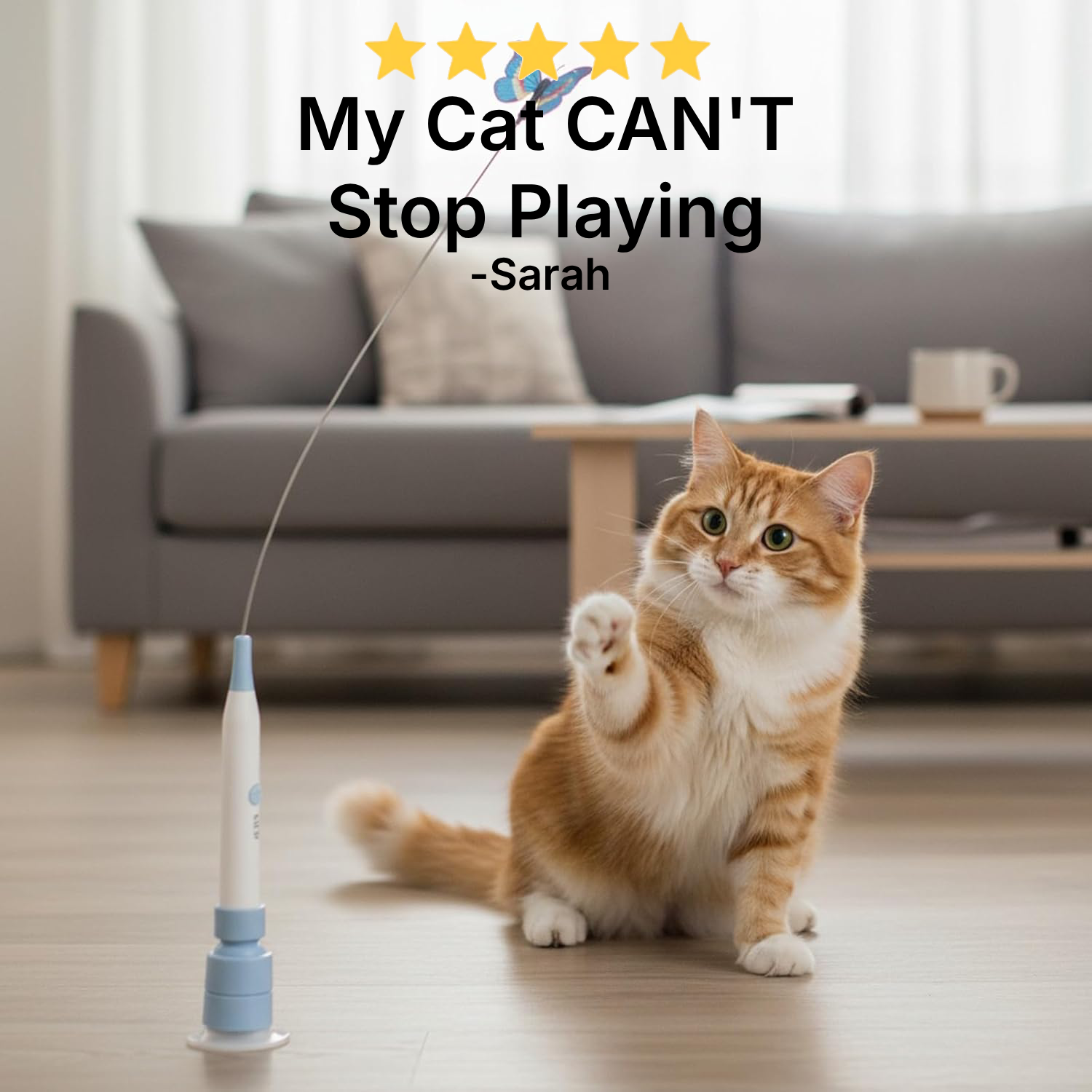 Nasurya™ Smart Butterfly Cat Toy